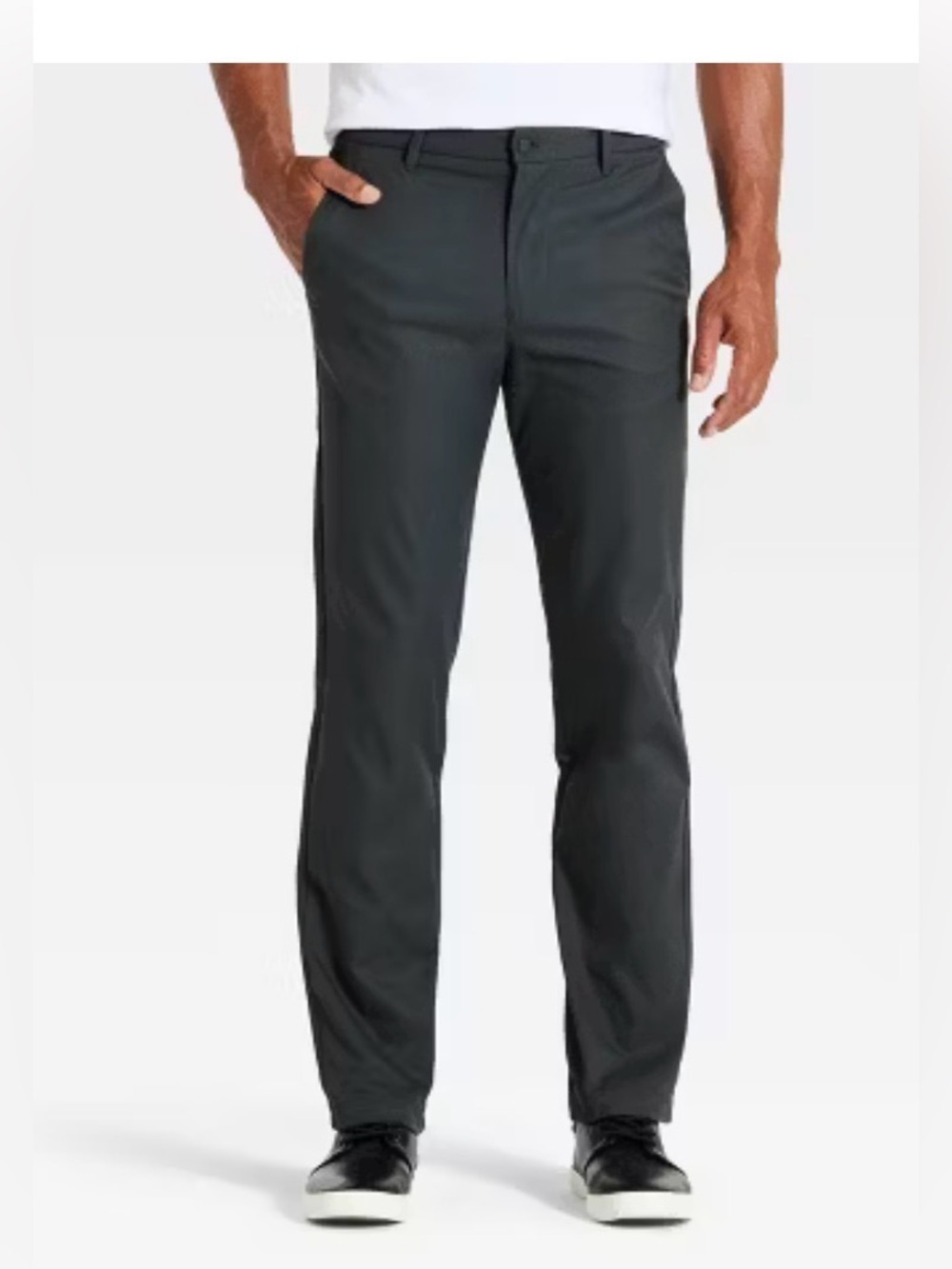 Goodfellow Comfort Wear Chinos pants slim stretch in Gray - Size: 30x30 - New